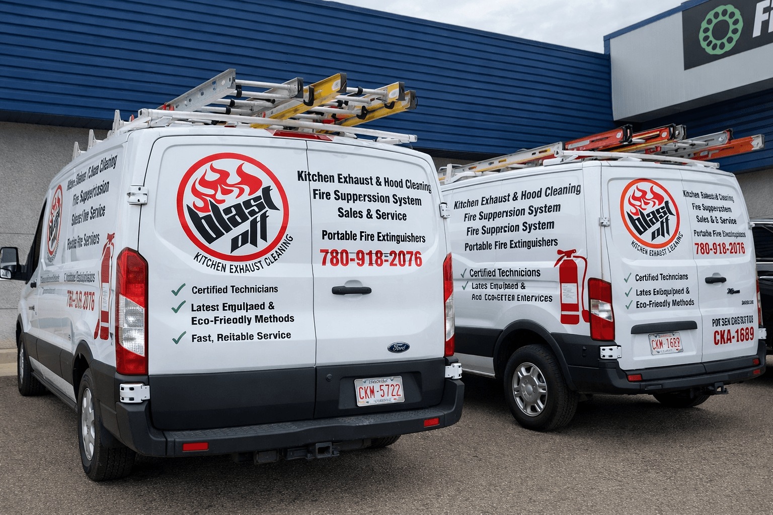 Blast Off Fleet & Dispatch Vans